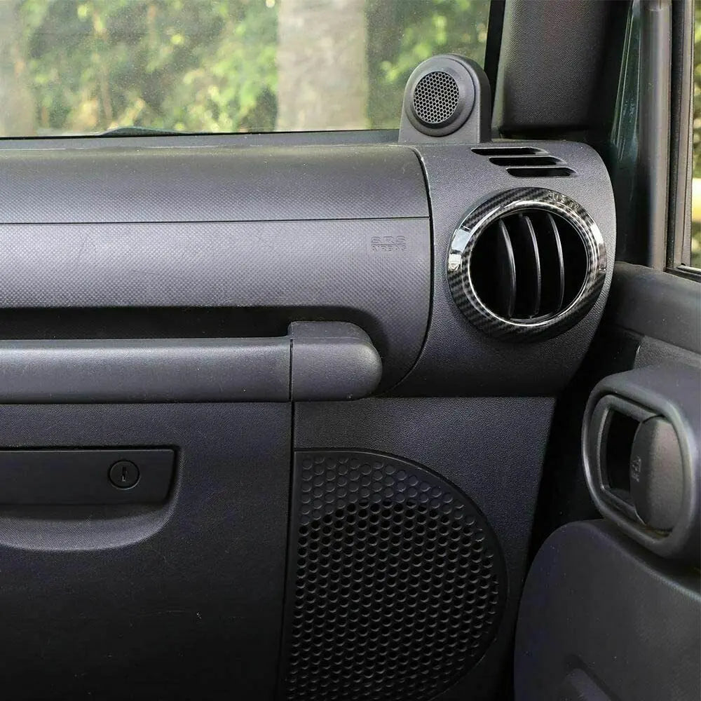 For 2007-2010 Jeep Wrangler JK 14x Steering Wheel Dashboard Air Outlet Vent Trim Kit