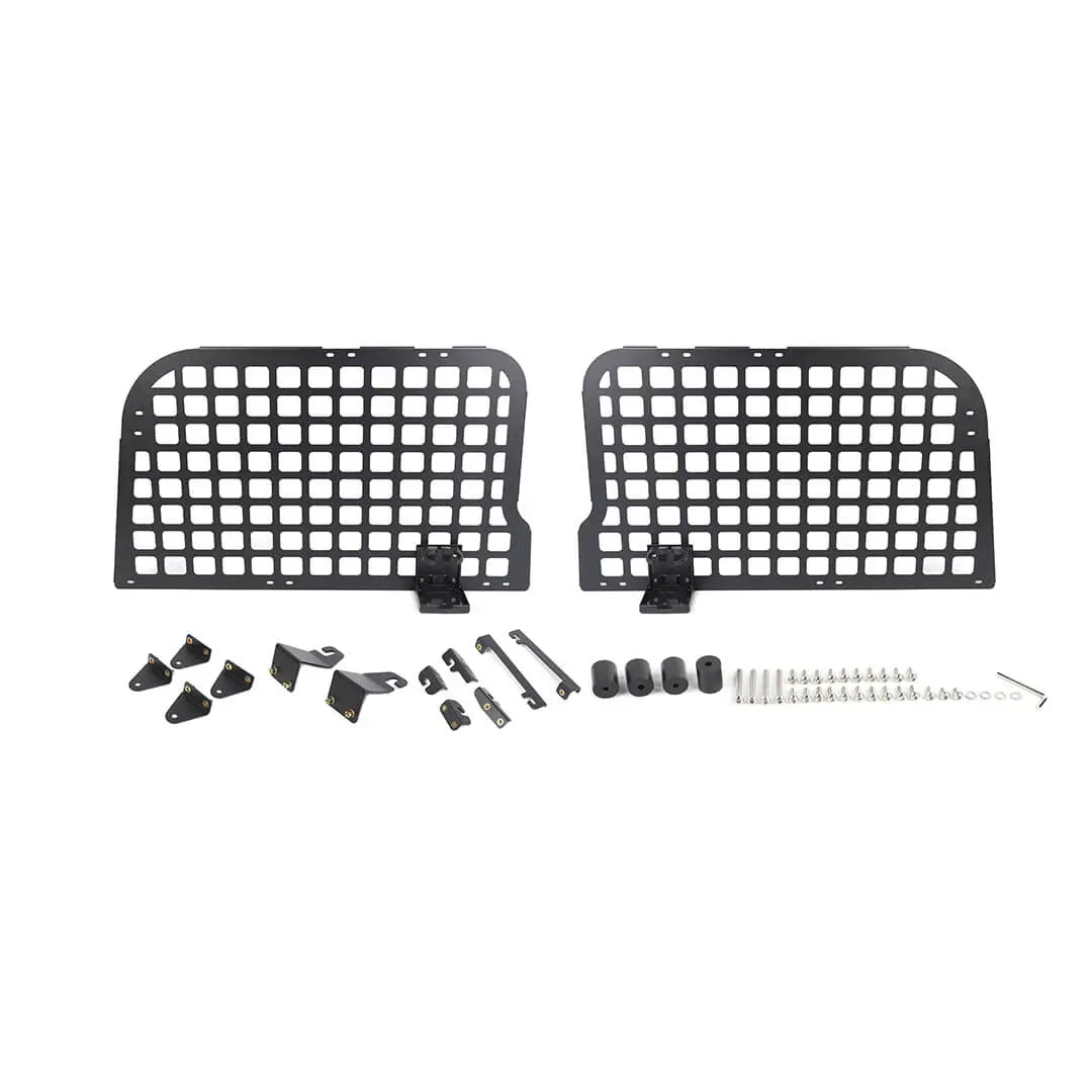 For 2007-2010 Jeep Wrangler JK 2 Door Rear Trunk Side Storage Rack（2 pcs）