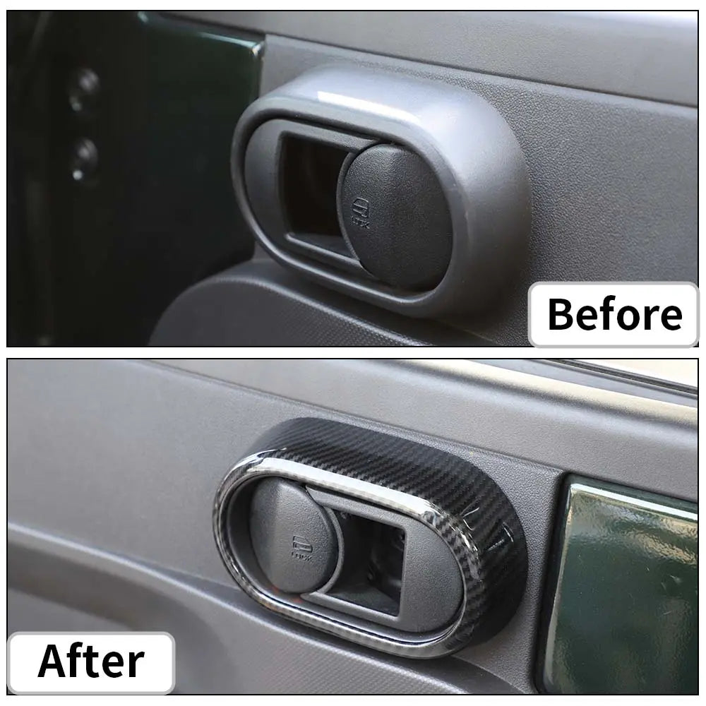 For 2007-2010 Jeep Wrangler JK 2Door Interior Door Switch Bowl Cover Trim