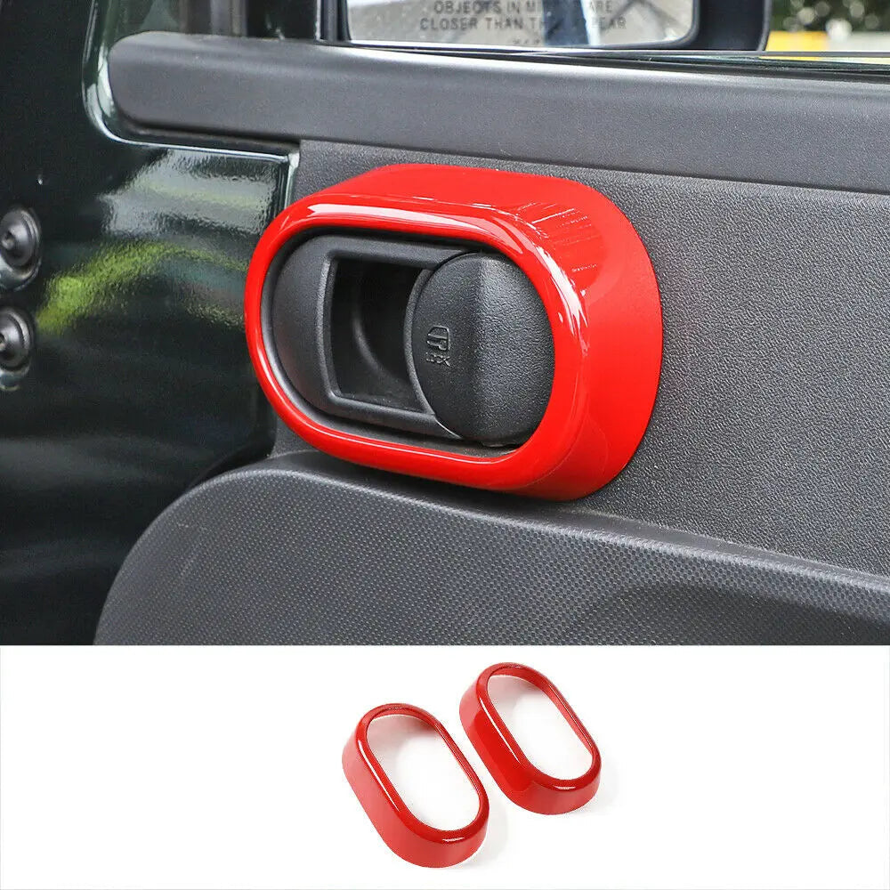 For 2007-2010 Jeep Wrangler JK 2Door Interior Door Switch Bowl Cover Trim