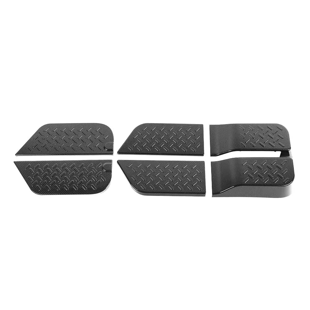 For 2007-2010 Jeep Wrangler JK 6pcs Interior Door Decor Panel Trim Cover