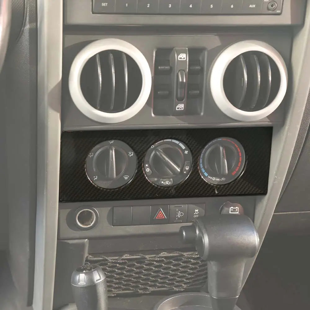 For 2007-2010 Jeep Wrangler JK Air Conditioning Switch Knob Panel Trim Frame Dash Board Cover