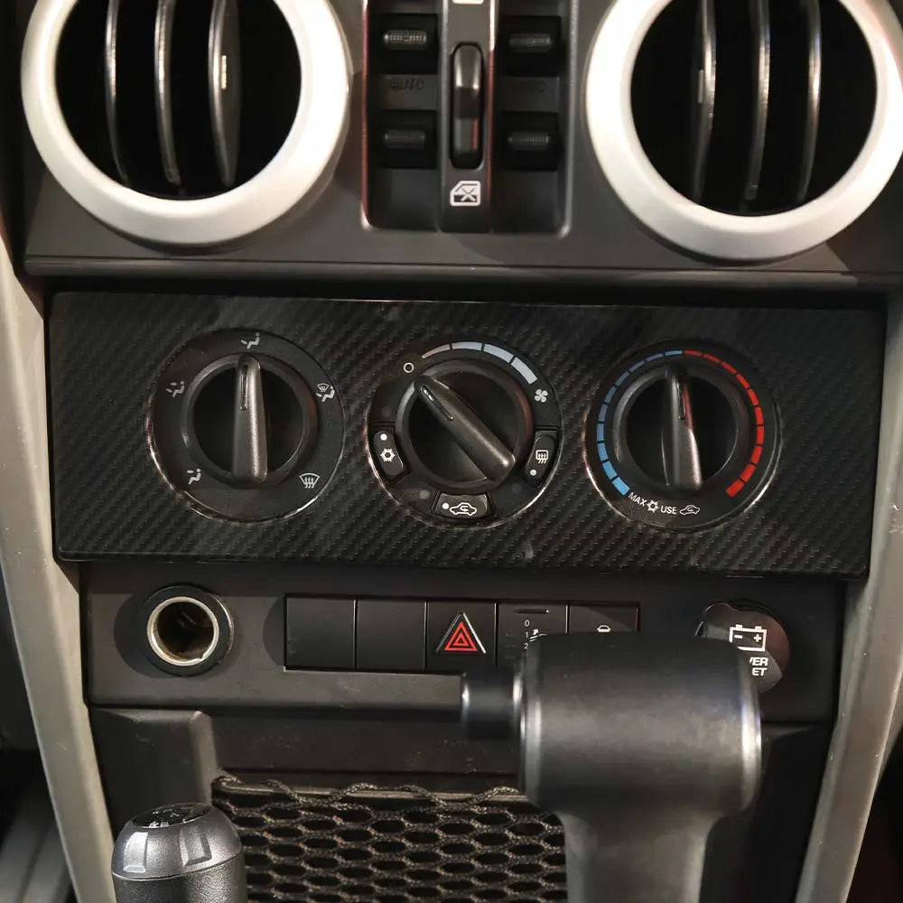 For 2007-2010 Jeep Wrangler JK Air Conditioning Switch Knob Panel Trim Frame Dash Board Cover