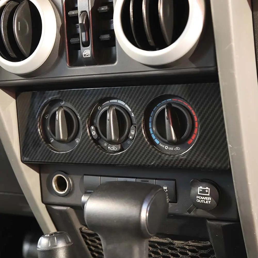 For 2007-2010 Jeep Wrangler JK Air Conditioning Switch Knob Panel Trim Frame Dash Board Cover