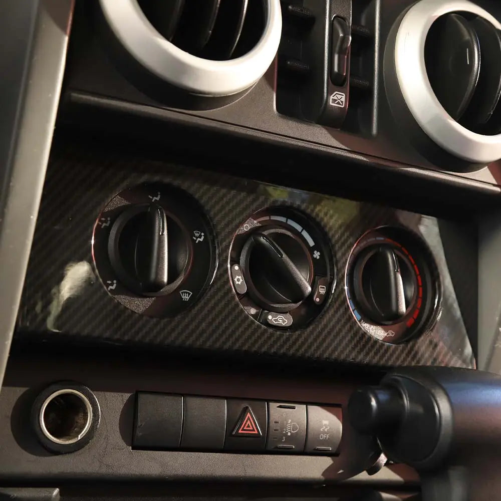 For 2007-2010 Jeep Wrangler JK Air Conditioning Switch Knob Panel Trim Frame Dash Board Cover