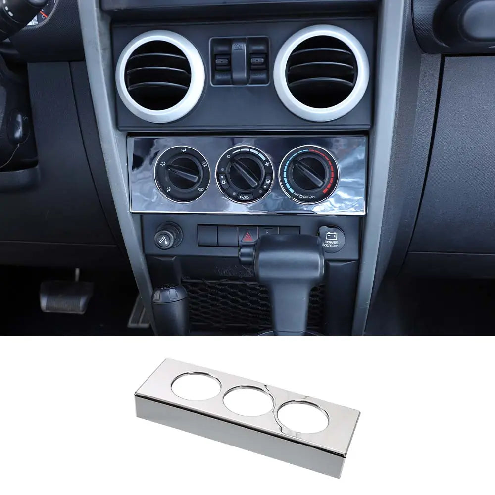 For 2007-2010 Jeep Wrangler JK Air Conditioning Switch Knob Panel Trim Frame Dash Board Cover