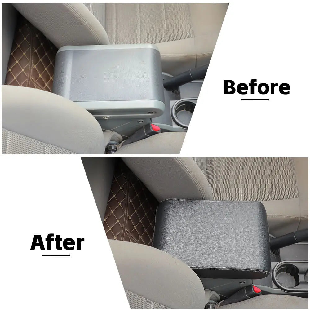 For 2007-2010 Jeep Wrangler JK Car Center Console Armrest Cover Black