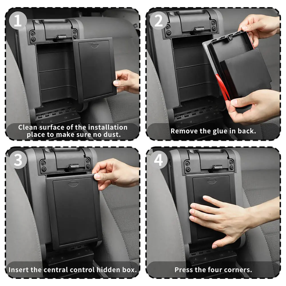 For 2007-2010 Jeep Wrangler JK Center Console Armrest Box Storage Box