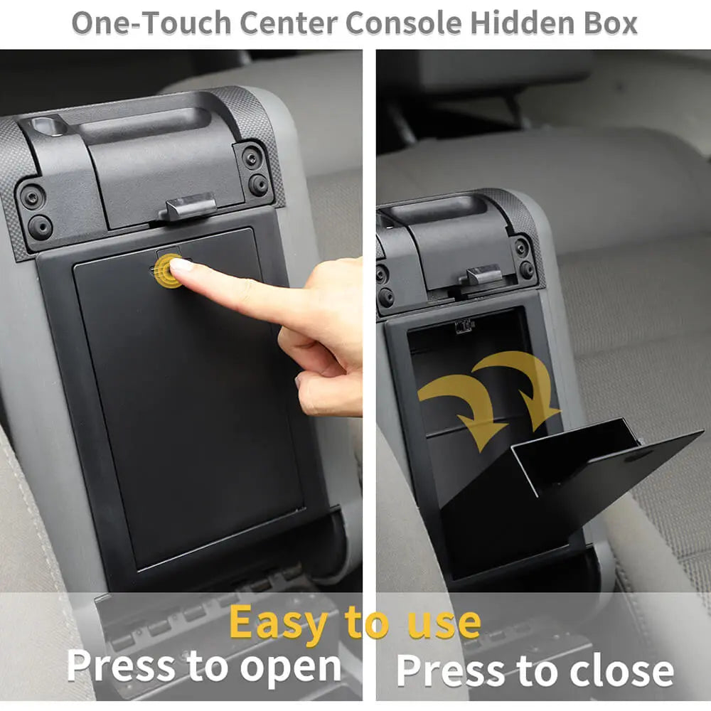 For 2007-2010 Jeep Wrangler JK Center Console Armrest Box Storage Box