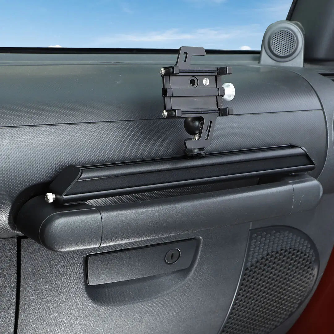 For 2007-2010 Jeep Wrangler JK Center Console Multifunctional Extensible Phone Holder Bracket