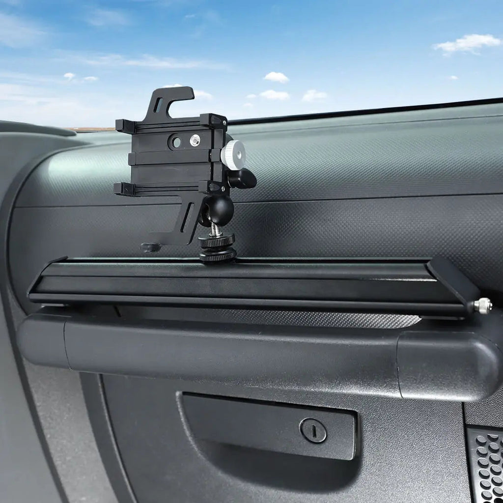 For 2007-2010 Jeep Wrangler JK Center Console Multifunctional Extensible Phone Holder Bracket