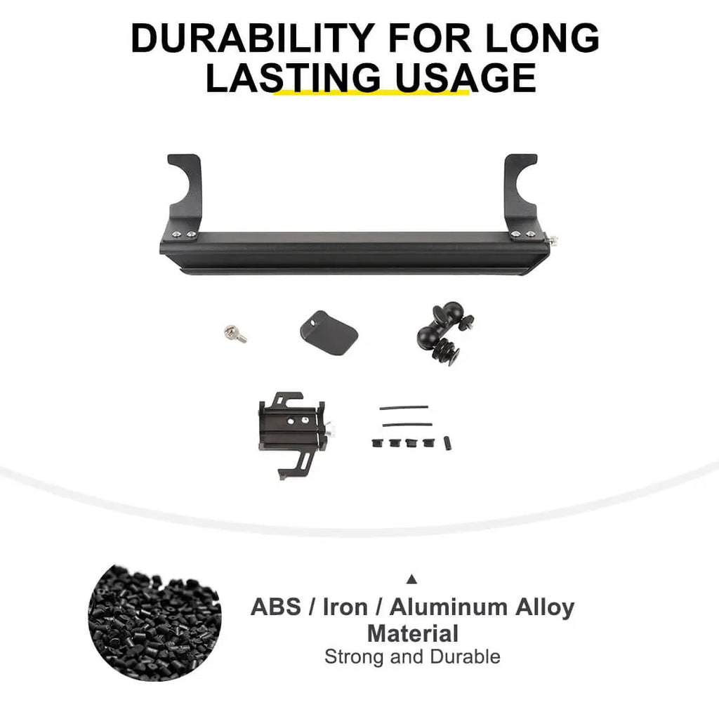 For 2007-2010 Jeep Wrangler JK Center Console Multifunctional Extensible Phone Holder Bracket