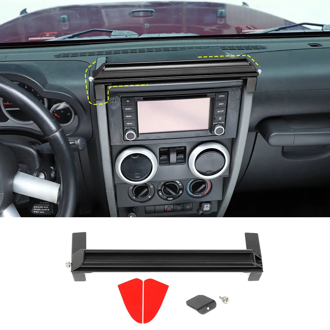 For 2007-2010 Jeep Wrangler JK Center Console Multifunctional Extensible Phone Holder Bracket