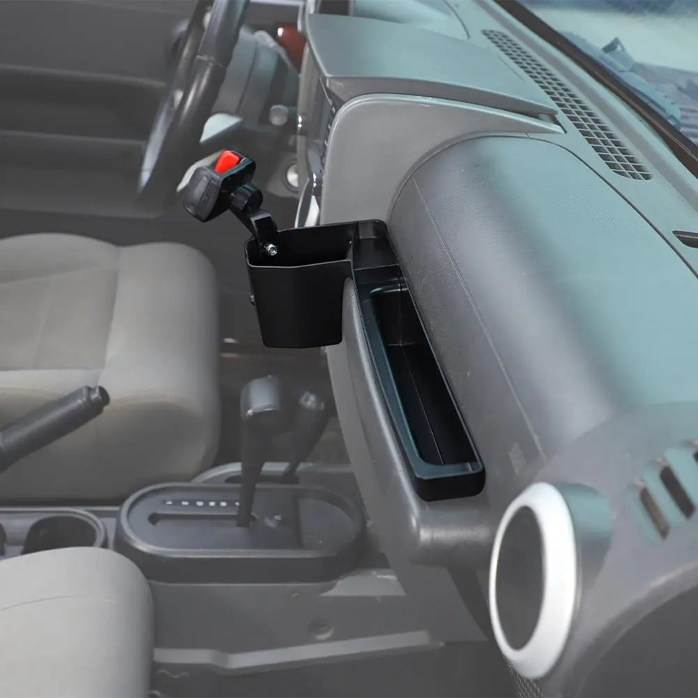 For 2007-2010 Jeep Wrangler JK Co-pilot Grab Bar Handle Storage Box & Phone Holder Base