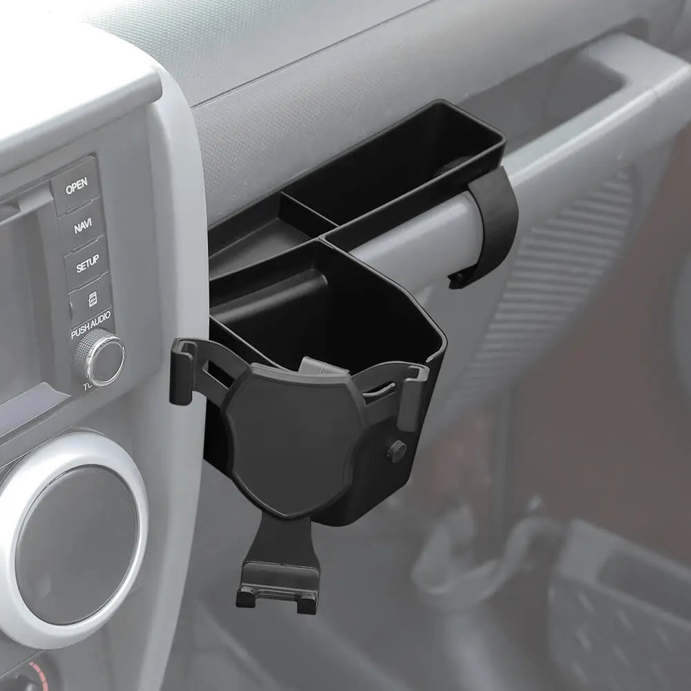 For 2007-2010 Jeep Wrangler JK Co-pilot Handle Storage Box Phone Holder Mount