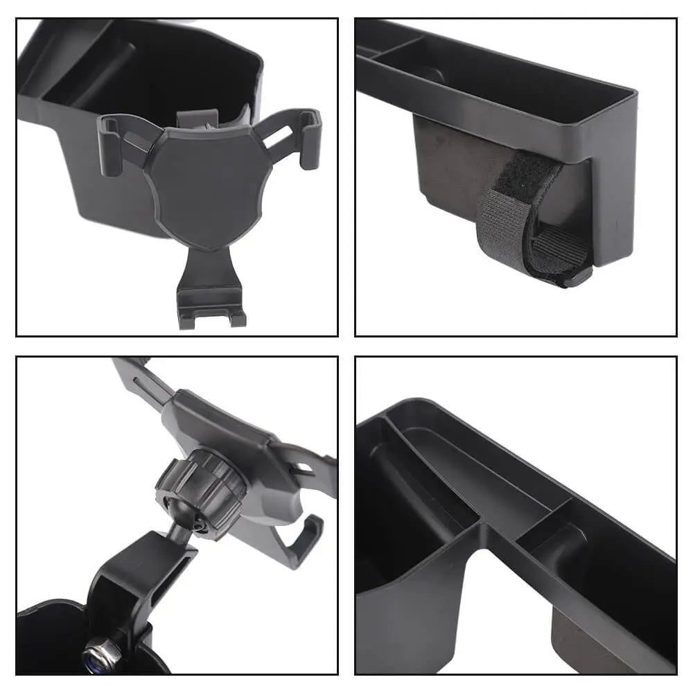 For 2007-2010 Jeep Wrangler JK Co-pilot Handle Storage Box Phone Holder Mount
