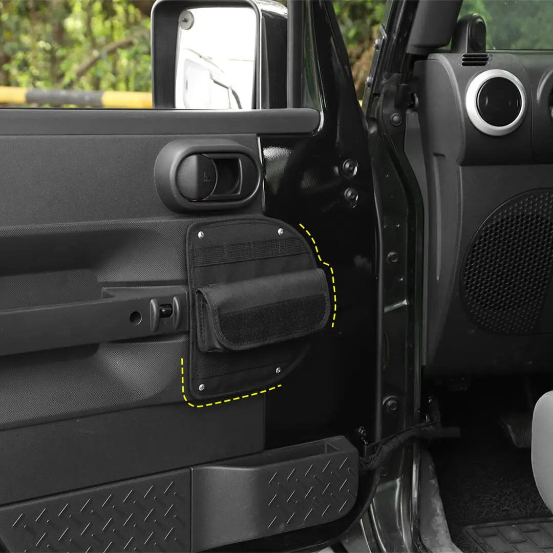 For 2007-2010 Jeep Wrangler JK Door Tactical Molle Panel Storage Rack Durable