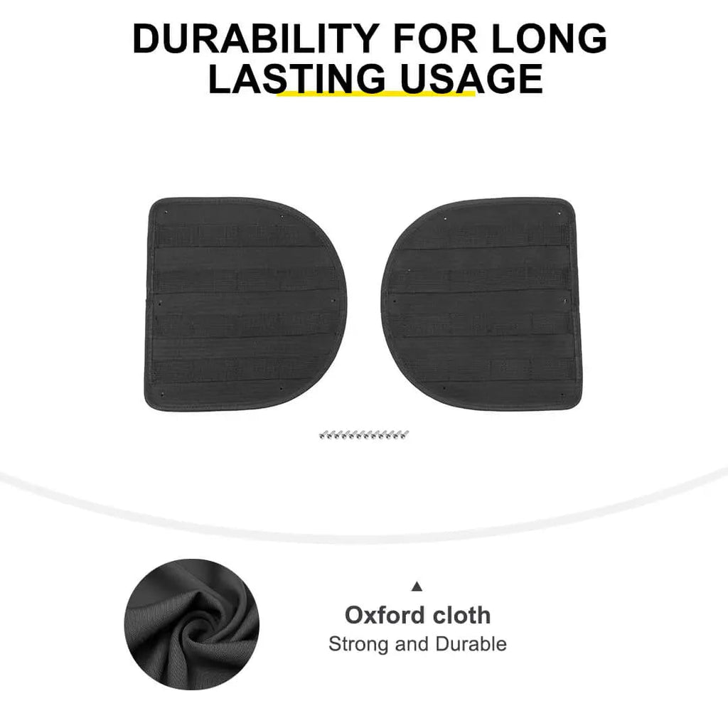 For 2007-2010 Jeep Wrangler JK Door Tactical Molle Panel Storage Rack Durable