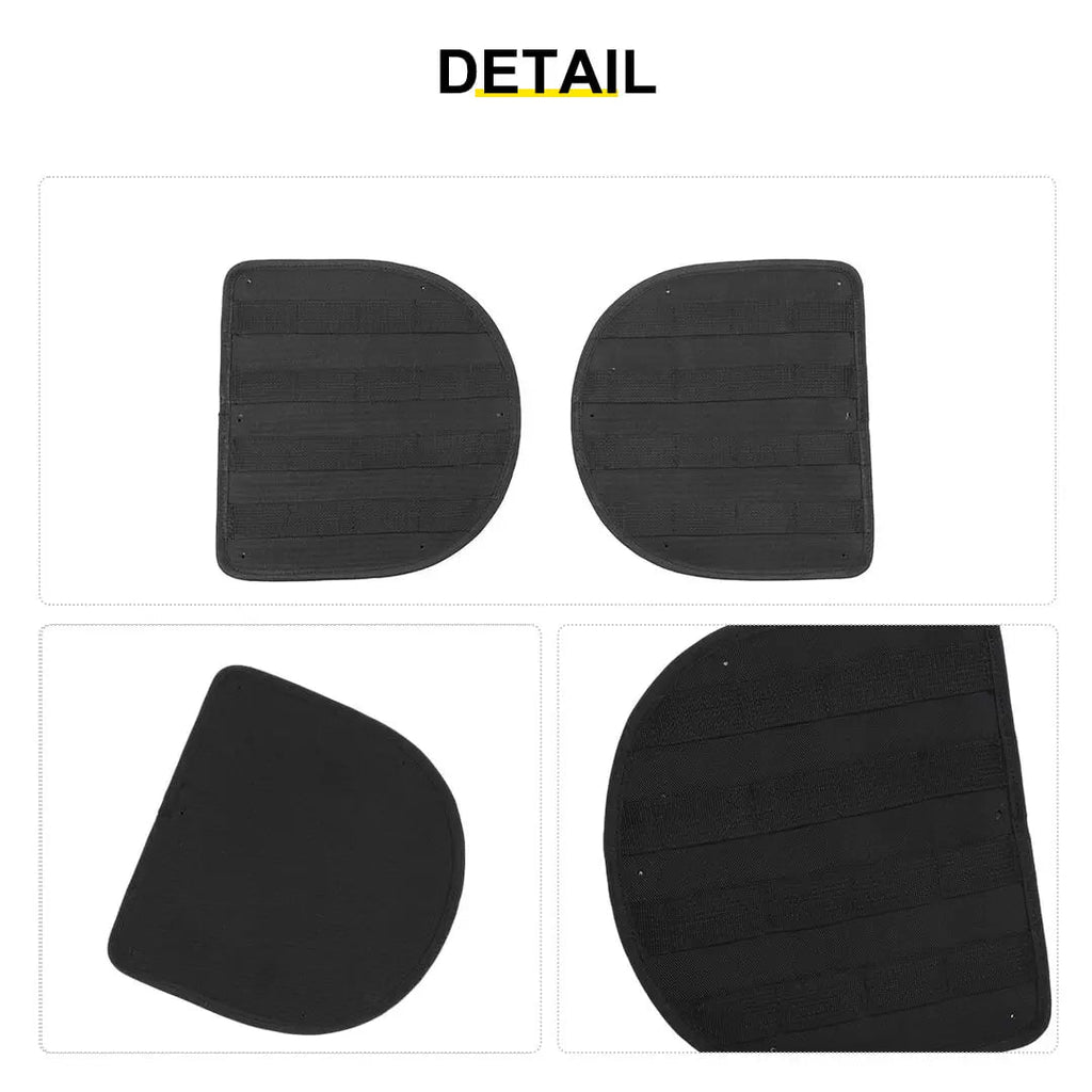 For 2007-2010 Jeep Wrangler JK Door Tactical Molle Panel Storage Rack Durable
