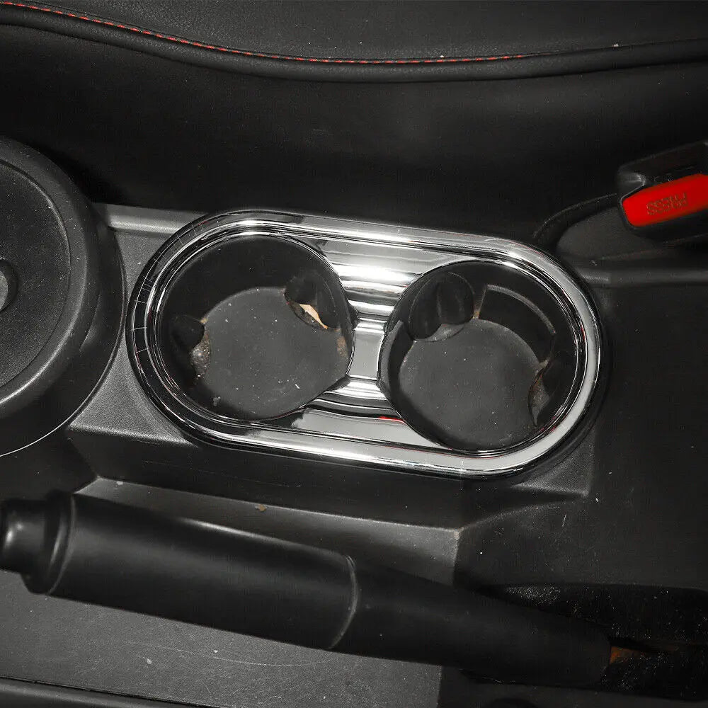 For 2007-2010 Jeep Wrangler JK Gear Shift Trim & Front Water Cup Holder Cover