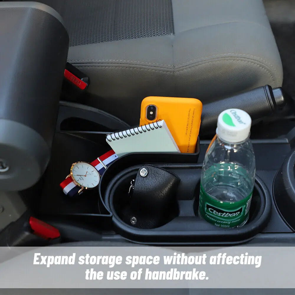 For 2007-2010 Jeep Wrangler JK Handbrake Armrest Side Storage Box Organizer Tray