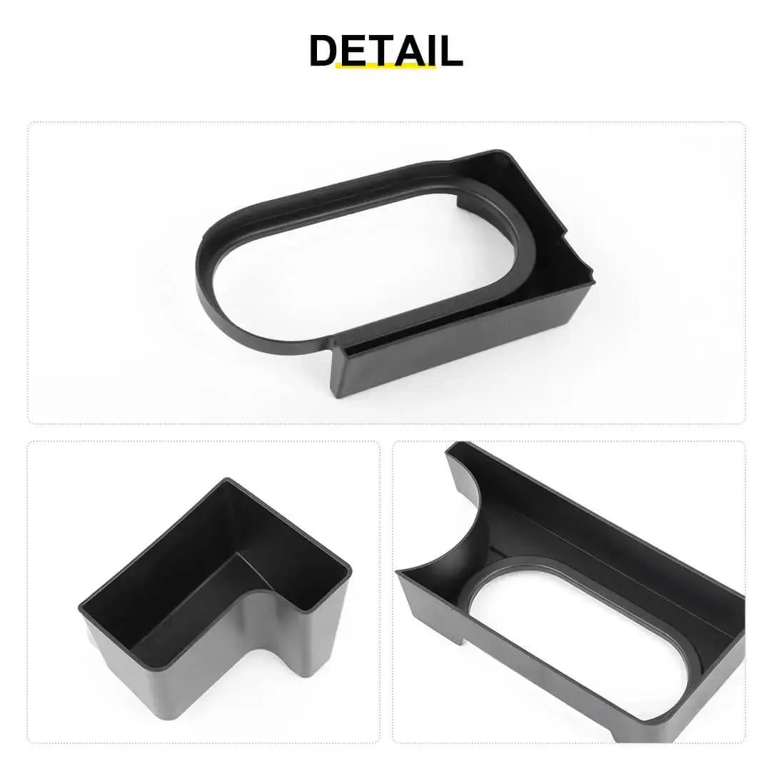 For 2007-2010 Jeep Wrangler JK Interior Center Console Gear Shift Cup Holder Storage Box (3 pcs)