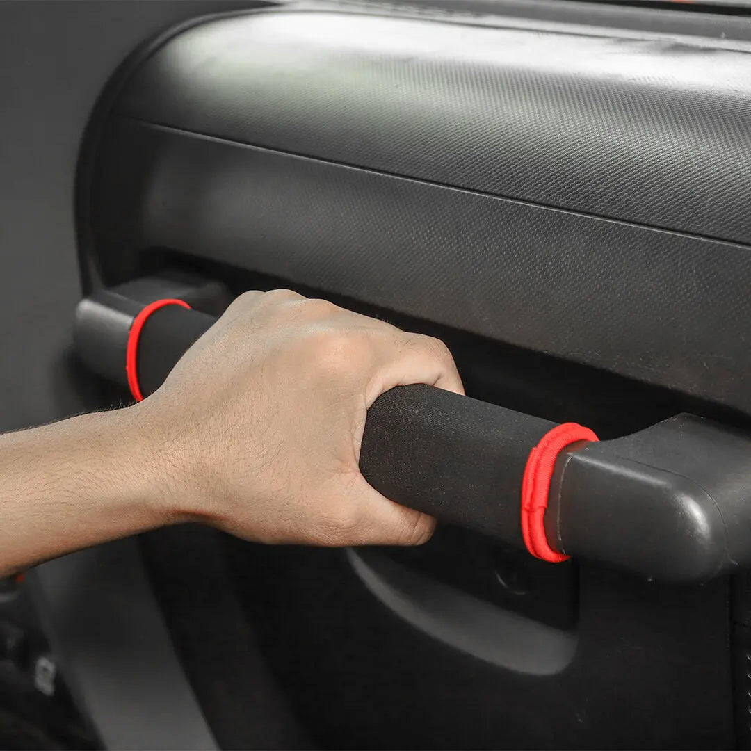For 2007-2010 Jeep Wrangler JK Interior Co-pilot Grab Handles Protection Cover