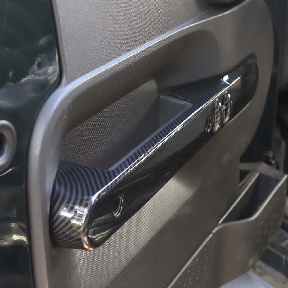 For 2007-2010 Jeep Wrangler JK Interior Door Armrest Handle Cover Trim Kit