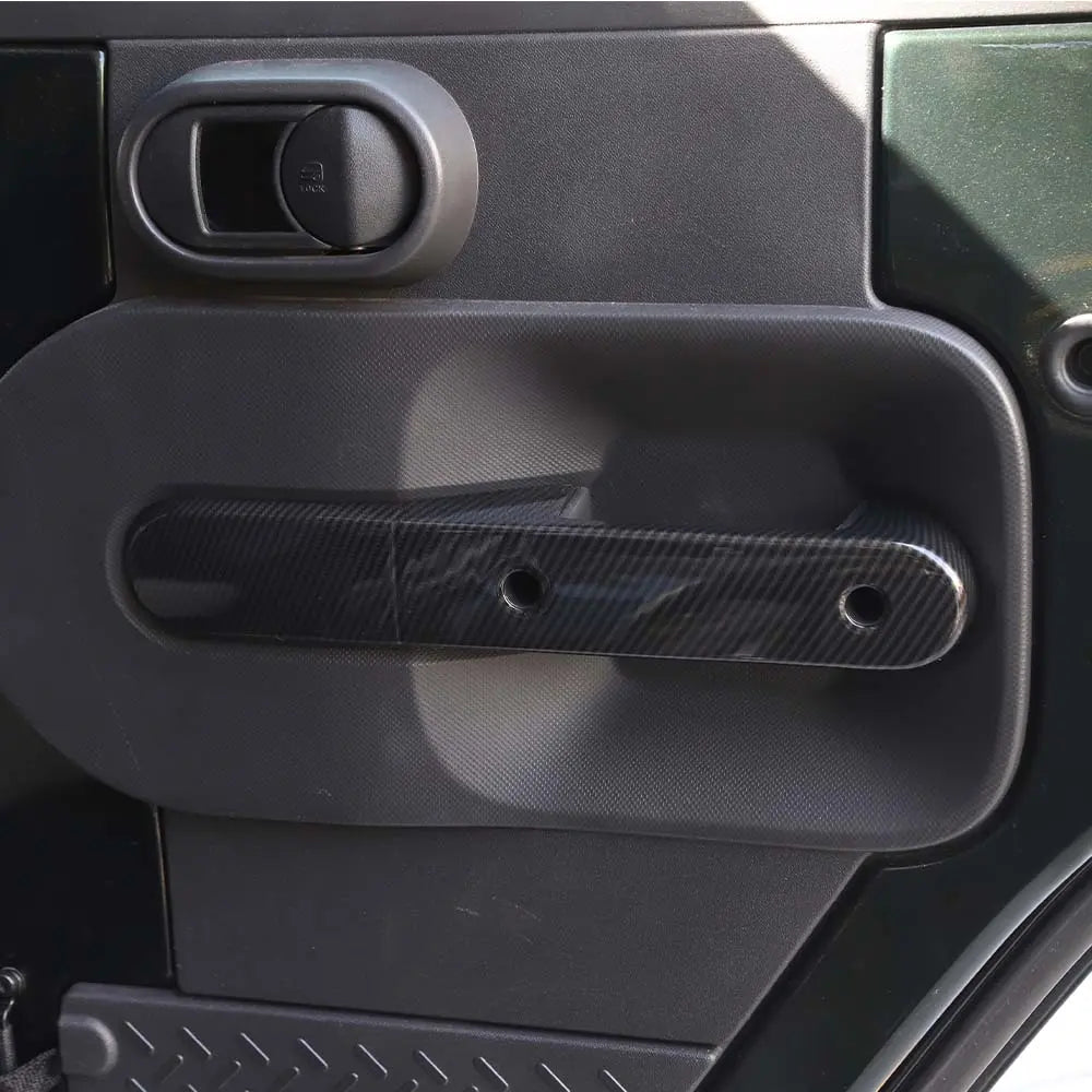 For 2007-2010 Jeep Wrangler JK Interior Door Armrest Handle Cover Trim Kit