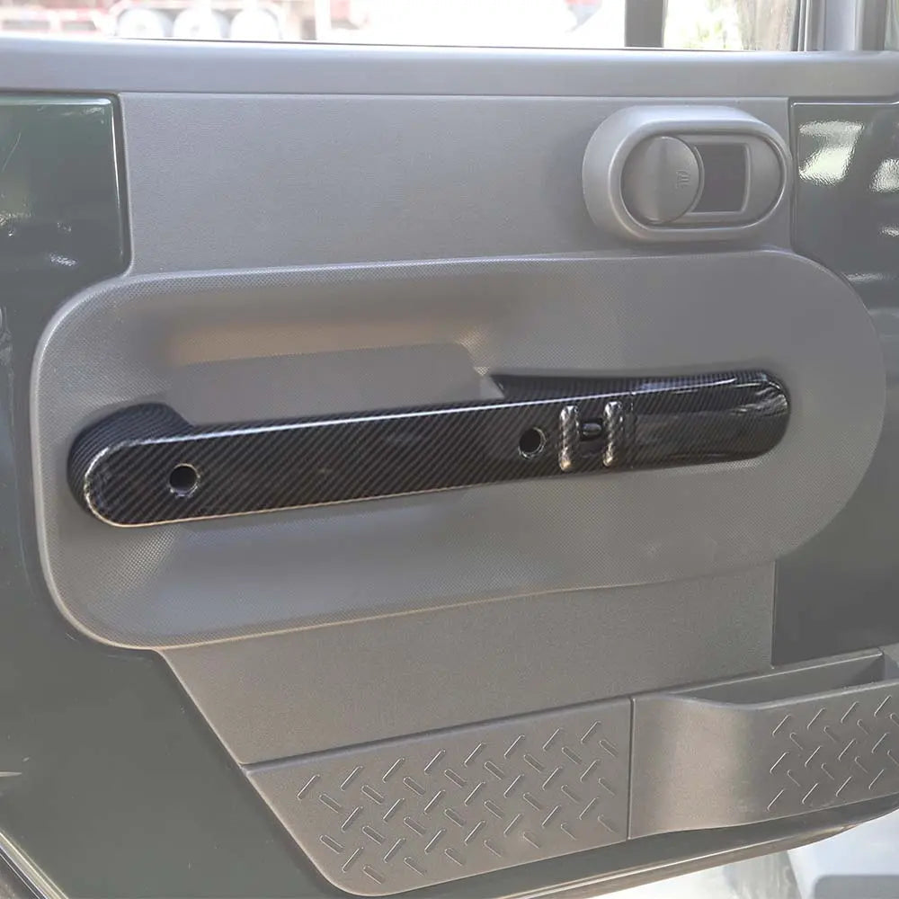 For 2007-2010 Jeep Wrangler JK Interior Door Armrest Handle Cover Trim Kit