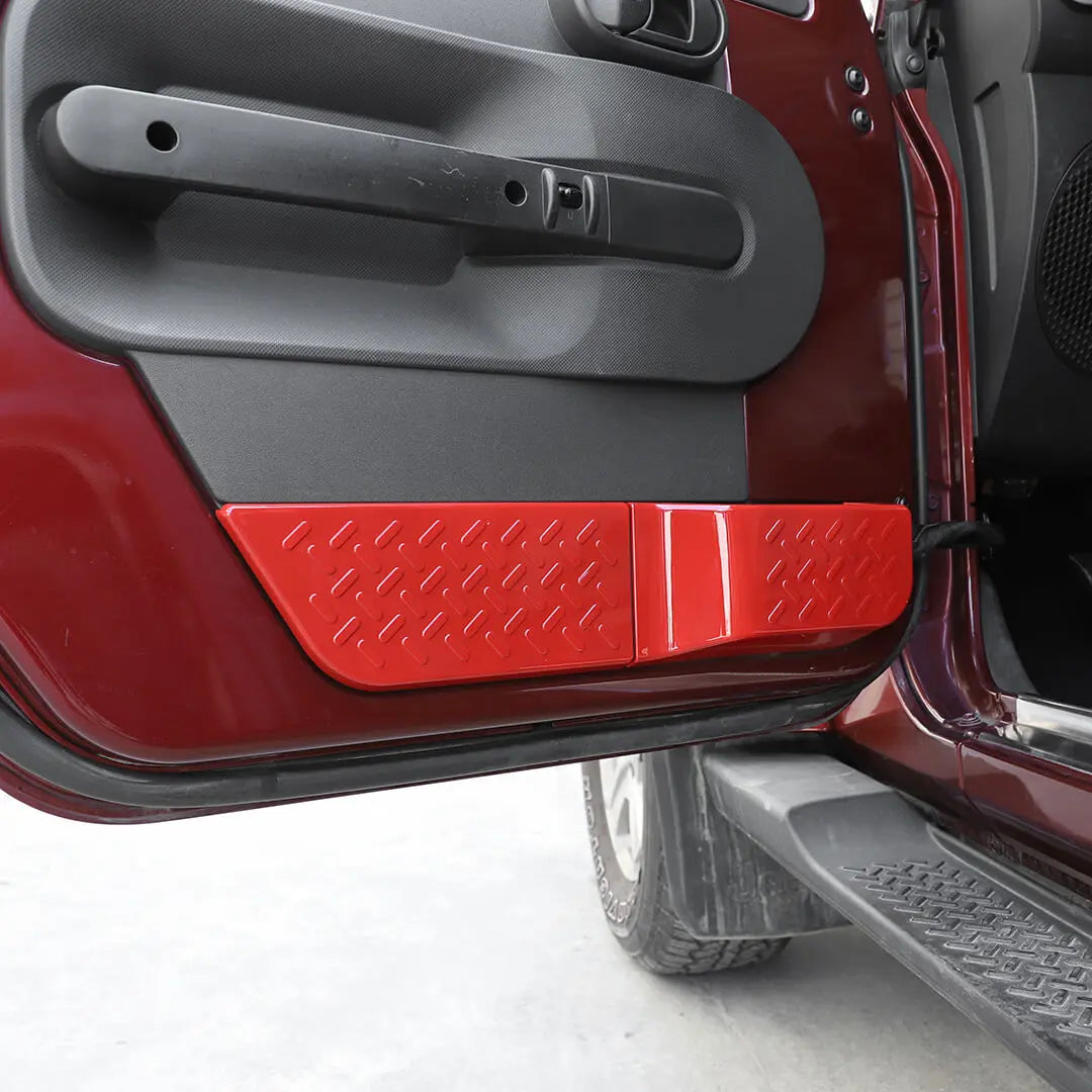 For 2007-2010 Jeep Wrangler JK Interior Door Panel Decor Cover Trim (4 pcs)