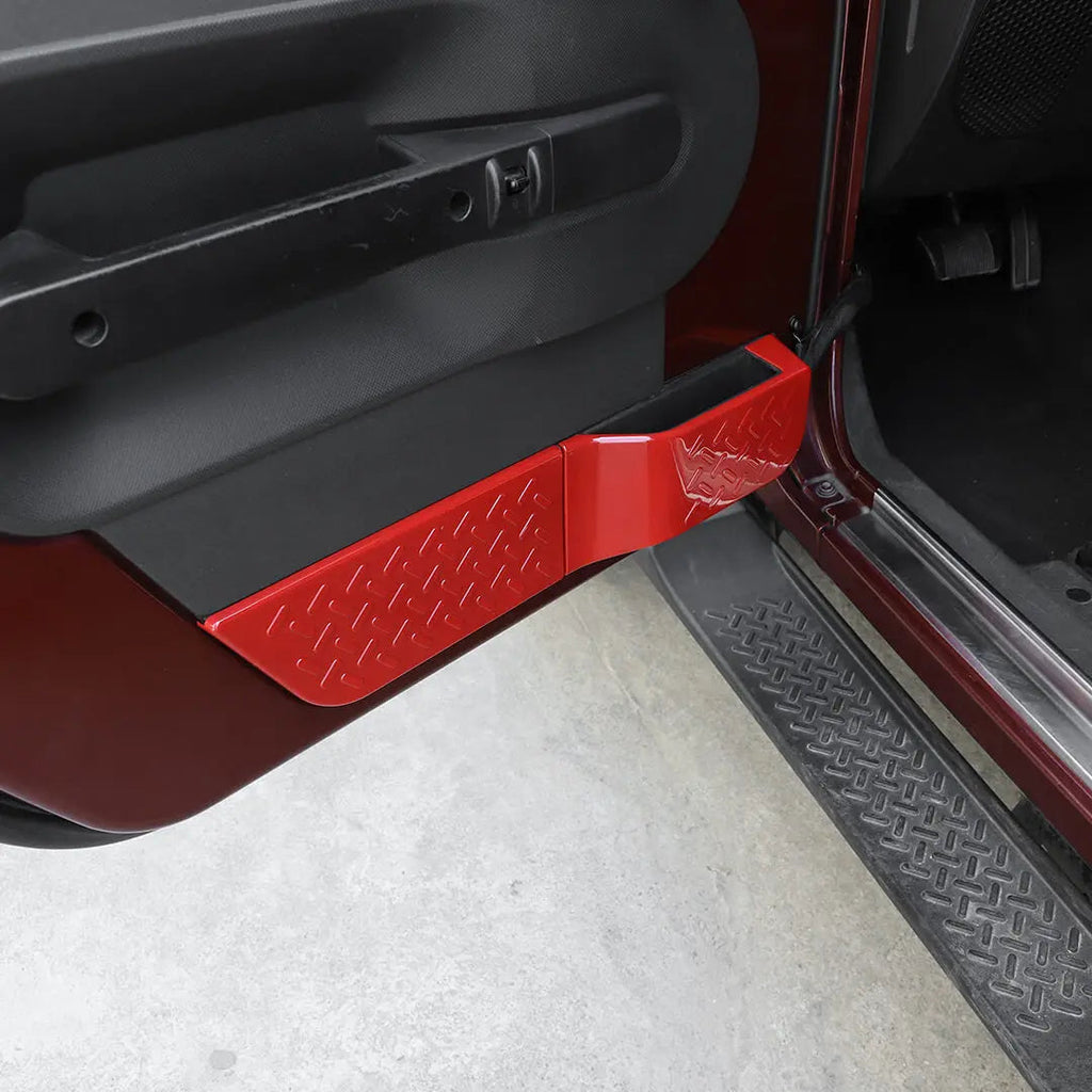 For 2007-2010 Jeep Wrangler JK Interior Door Panel Decor Cover Trim (4 pcs)