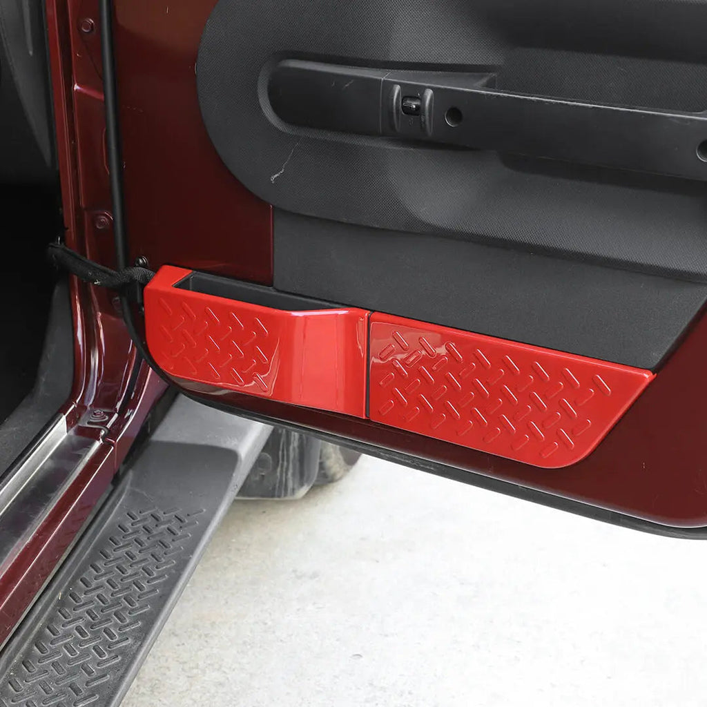 For 2007-2010 Jeep Wrangler JK Interior Door Panel Decor Cover Trim (4 pcs)