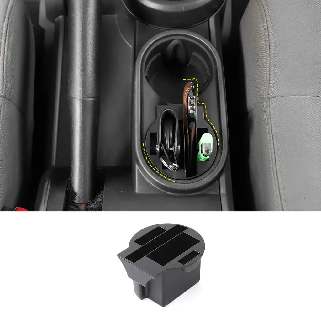 For 2007-2010 Jeep Wrangler JK Interior Multifunction Cup Holder Storage Box Accessories