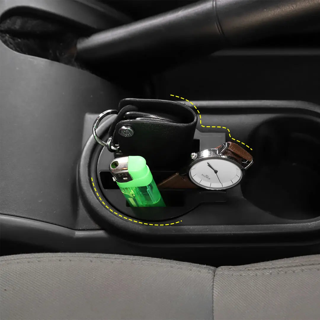 For 2007-2010 Jeep Wrangler JK Interior Multifunction Cup Holder Storage Box Accessories