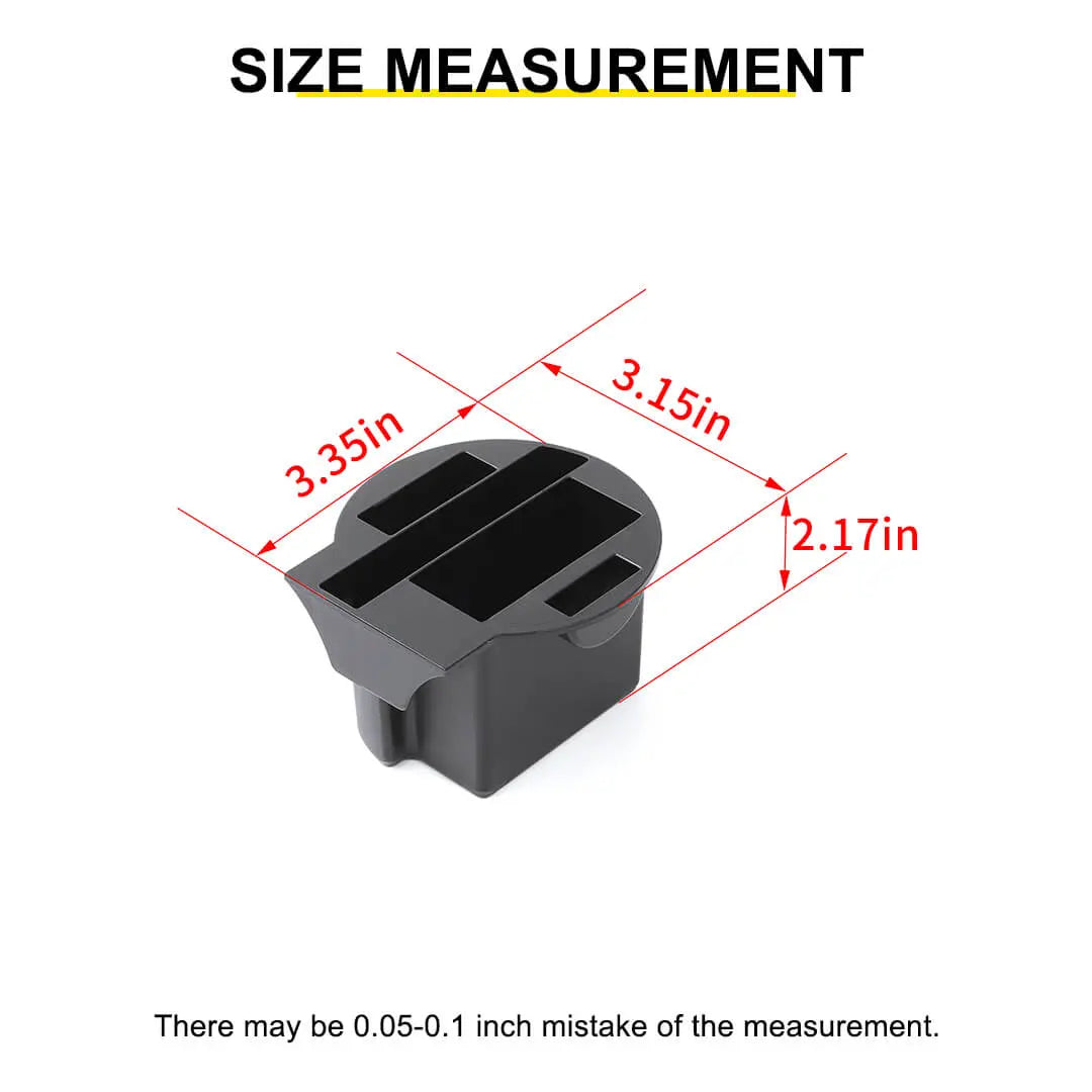 For 2007-2010 Jeep Wrangler JK Interior Multifunction Cup Holder Storage Box Accessories