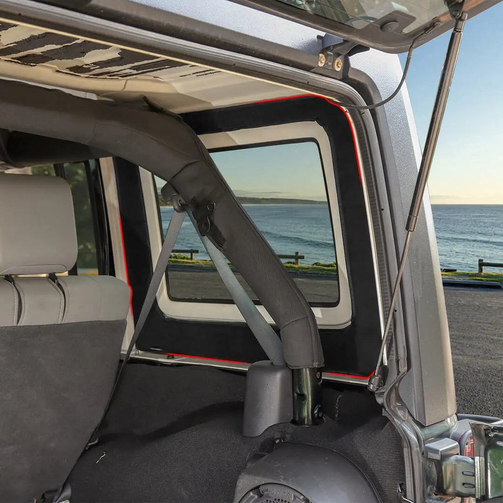 For 2007-2010 Jeep Wrangler JK Interior Rear Window Roof Heat Insulation Cotton (6 pcs)