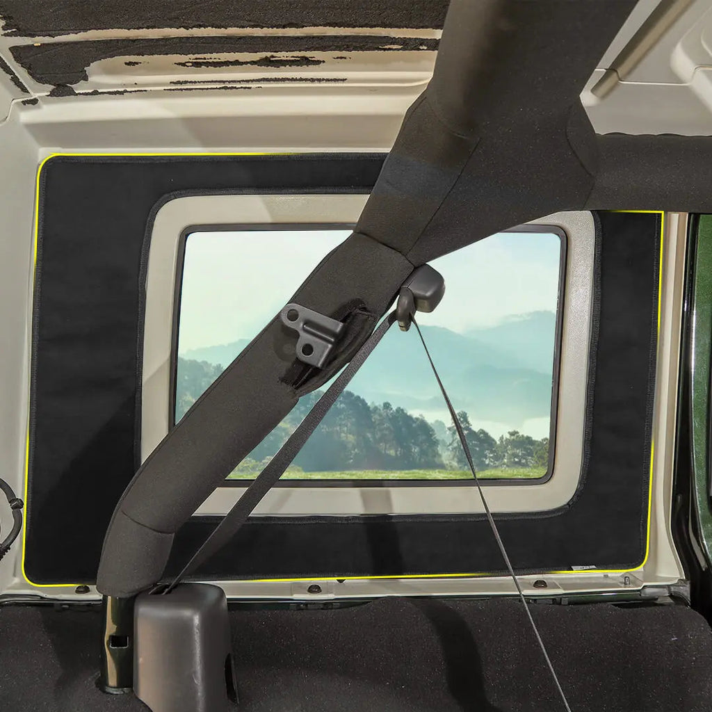 For 2007-2010 Jeep Wrangler JK Interior Rear Window Roof Heat Insulation Cotton (6 pcs)