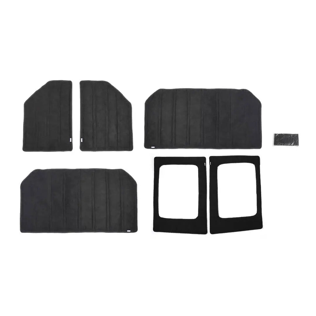 For 2007-2010 Jeep Wrangler JK Interior Rear Window Roof Heat Insulation Cotton (6 pcs)