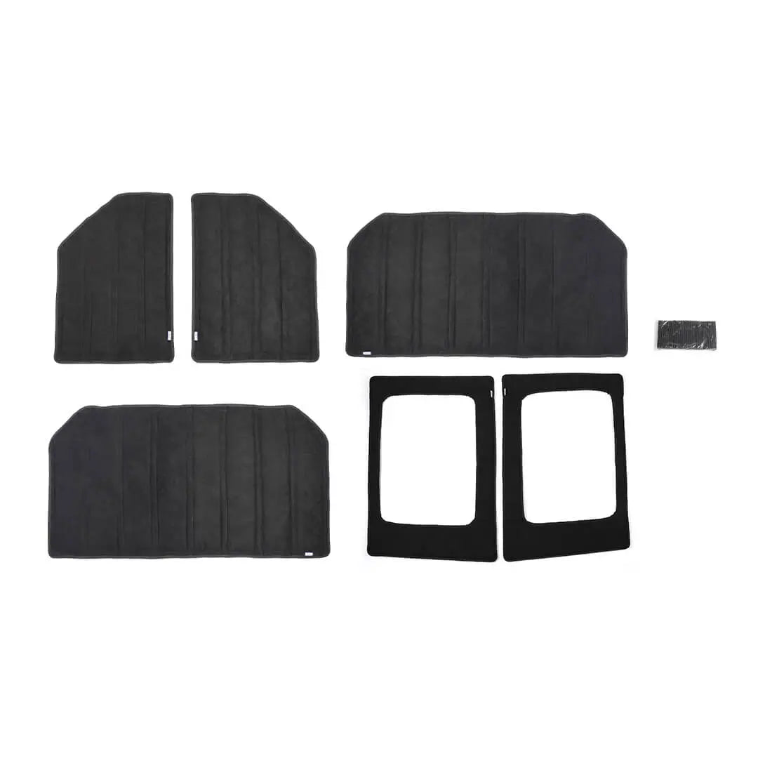 For 2007-2010 Jeep Wrangler JK Interior Rear Window Roof Heat Insulation Cotton (6 pcs)