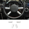 For 2007-2010 Jeep Wrangler JK JKU 2 Door & 4 Door Steering Wheel Cover Trim
