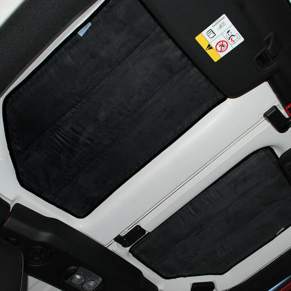 For 2007-2010 Jeep Wrangler JK JKU 4 Doors Headliner Roof Hardtop Freedom Panel Insulation Cotton Kit