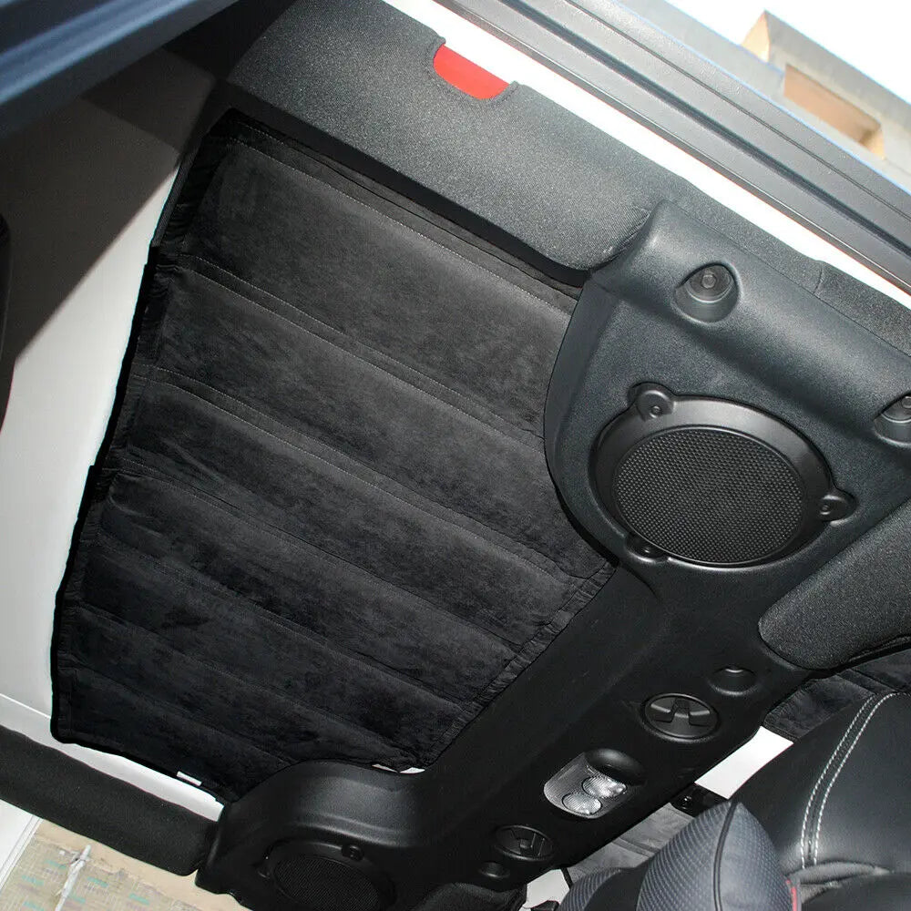 For 2007-2010 Jeep Wrangler JK JKU 4 Doors Headliner Roof Hardtop Freedom Panel Insulation Cotton Kit