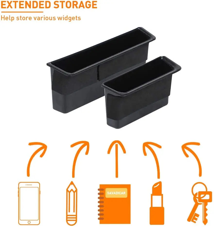 For 2007-2010 Jeep Wrangler JK JKU 4 PCS Inner Door Handle Pocket Storage Box, Organizer Grab Handle Bin