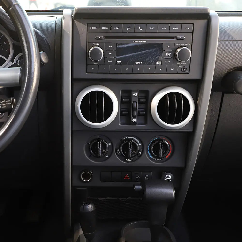 For 2007-2010 Jeep Wrangler JK JKU Air Conditioning Switch Knob Cover Trim