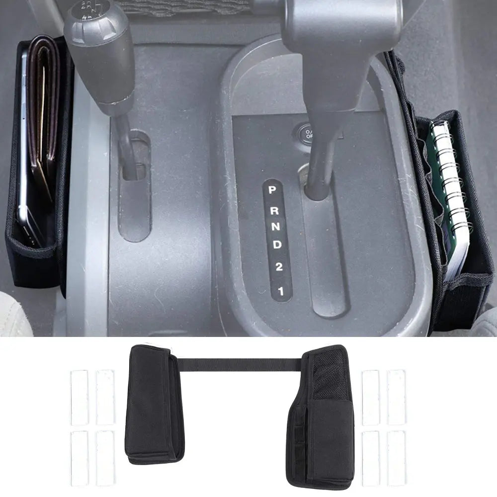 For 2007-2010 Jeep Wrangler JK JKU Center Console Gear Shift Storage Bag