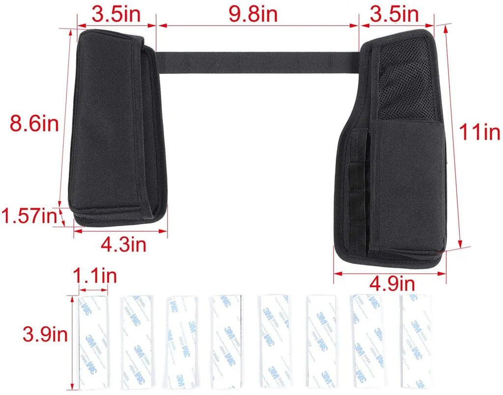 For 2007-2010 Jeep Wrangler JK JKU Center Console Gear Shift Storage Bag