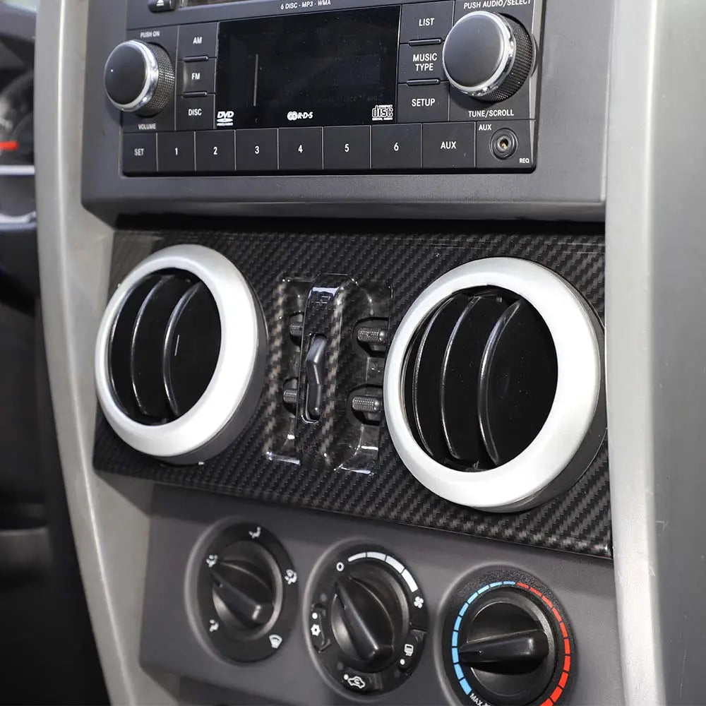 For 2007-2010 Jeep Wrangler JK JKU Central Control Window Button Panel Trim Cover