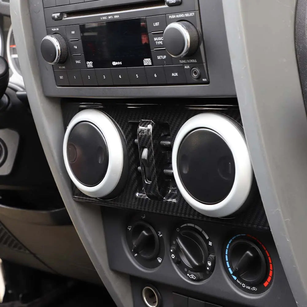 For 2007-2010 Jeep Wrangler JK JKU Central Control Window Button Panel Trim Cover