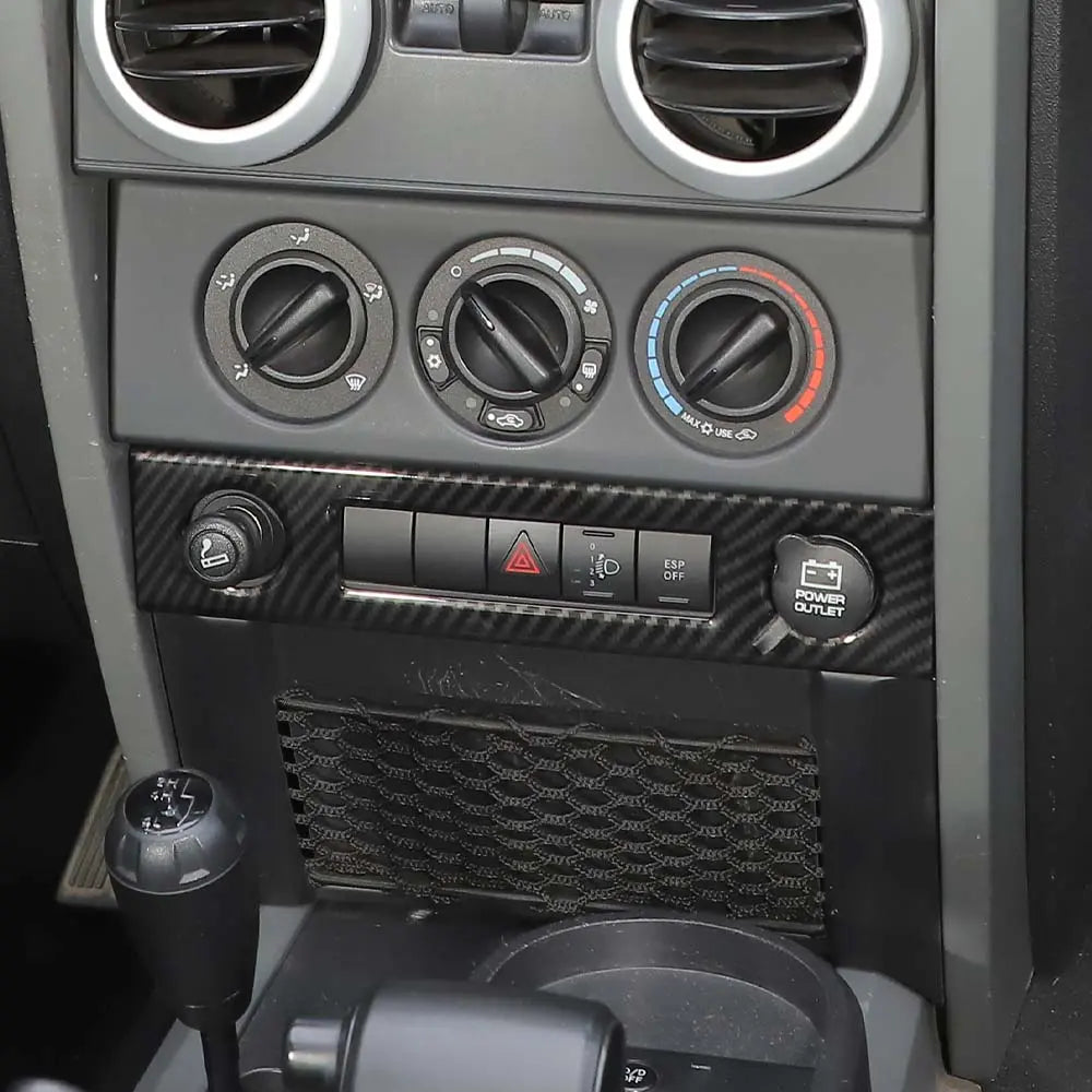 For 2007-2010 Jeep Wrangler JK JKU Cigarette Lighter Panel Trim Frame